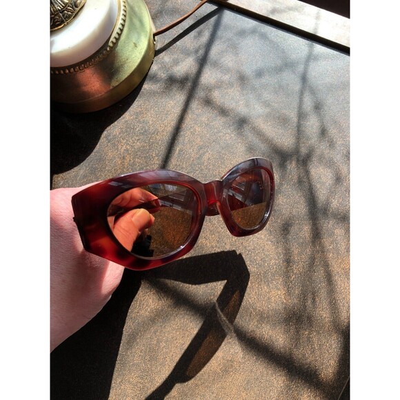 Vintage Gianni Versace 420/E Tortoiseshell Sunglasses Medusa Logo Italy - Picture 6 of 13